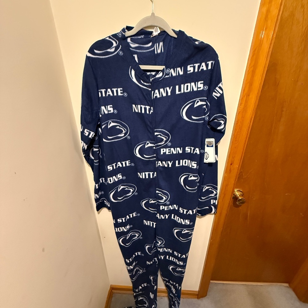 Penn State Nittany Lions Men's Navy Onesie Size Large NWT